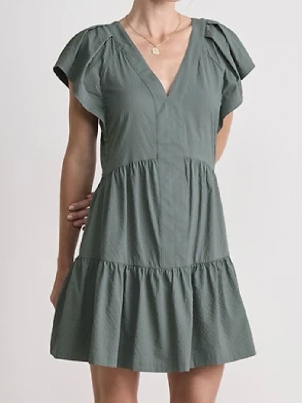 🇺🇸 SALE Vineyard Vines Green Sophia Dress - Picture 6 of 7